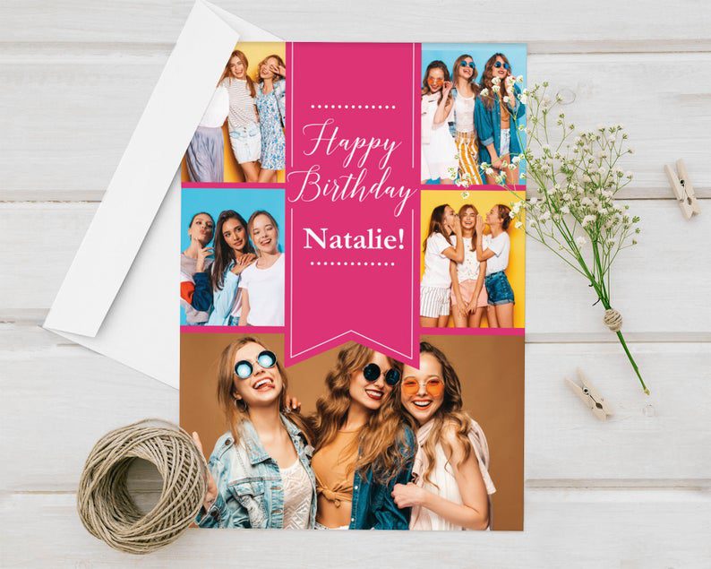 Photo Collage Birthday Invitation Go Print Plus