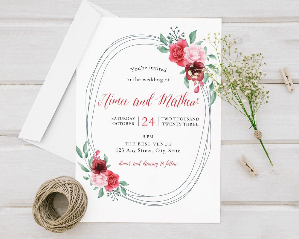 Garden Party Invitations Go Print Plus