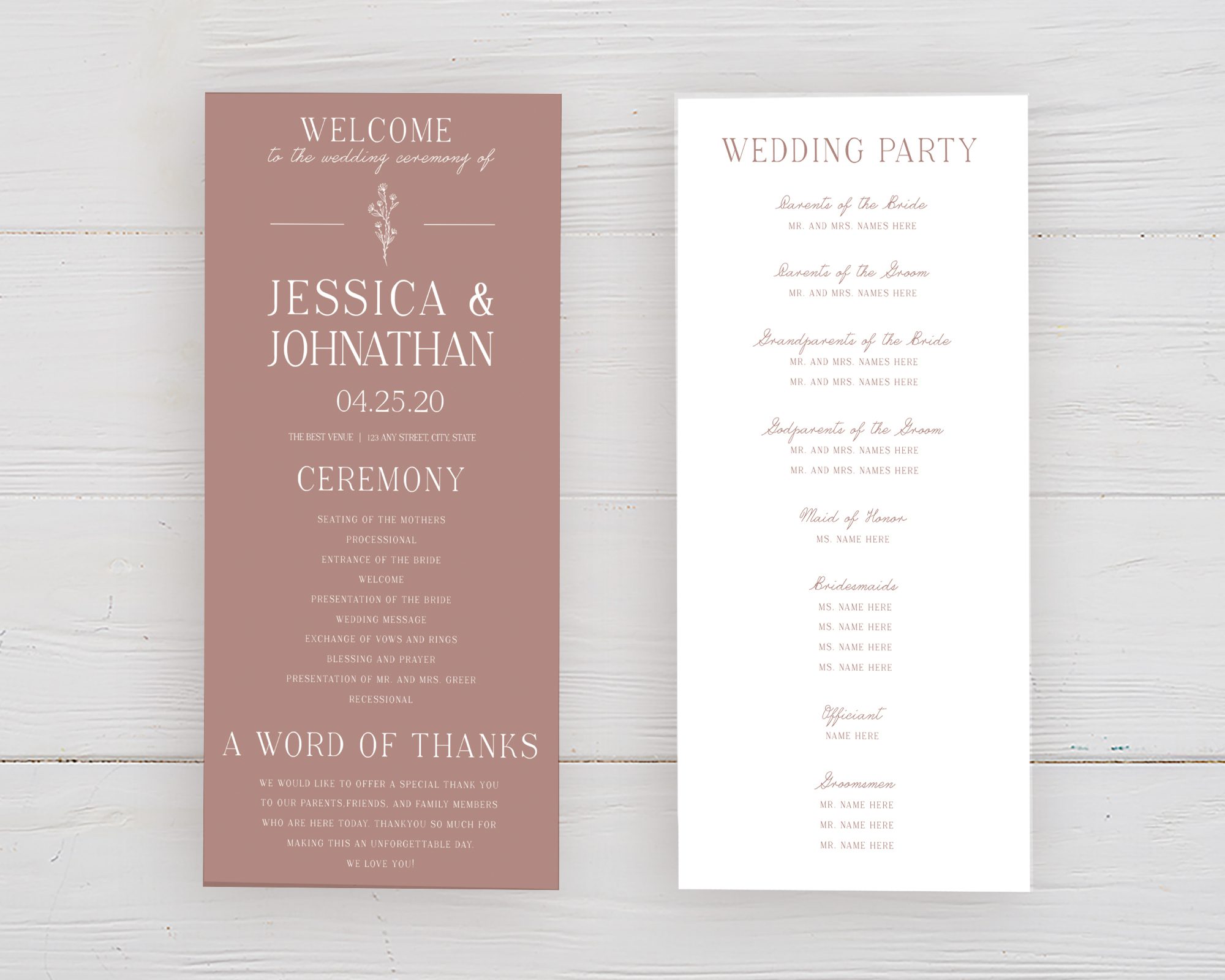 Floral Accent Program Go Print Plus