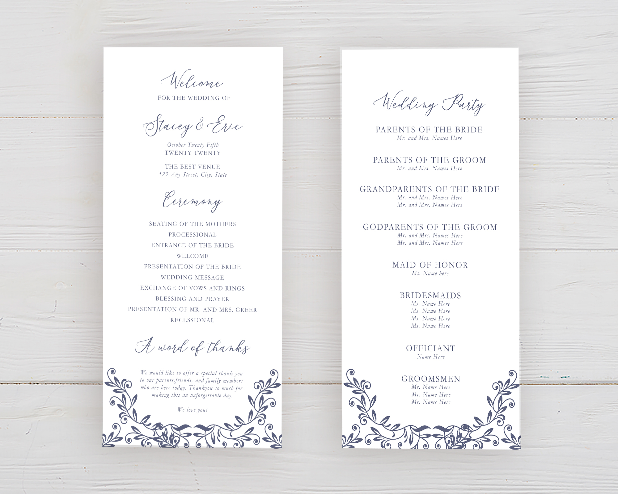 Blue Monogram Program Go Print Plus